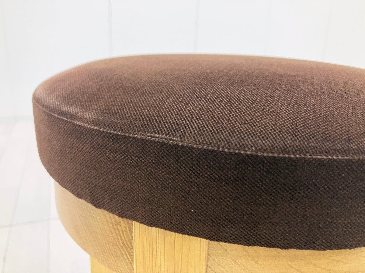 Cassina ixc. /カッシーナ イクスシー■ハイスツール H800■ブラウン■オーク材■張り座