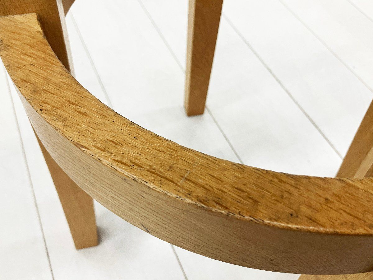 Cassina ixc. /カッシーナ イクスシー■ハイスツール H800■ライトグリーン■オーク材■張り座