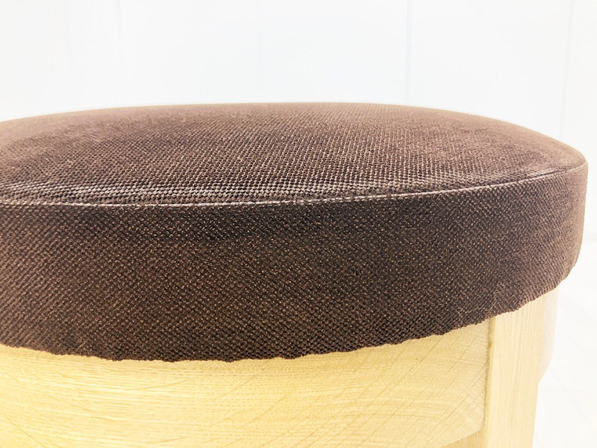 Cassina ixc. /カッシーナ イクスシー■ハイスツール H800■ブラウン■オーク材■張り座