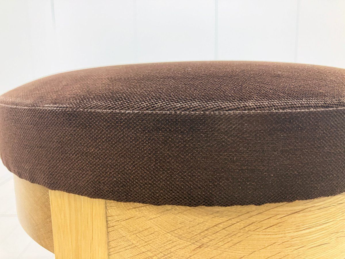 Cassina ixc. /カッシーナ イクスシー■ハイスツール H800■ブラウン■オーク材■張り座