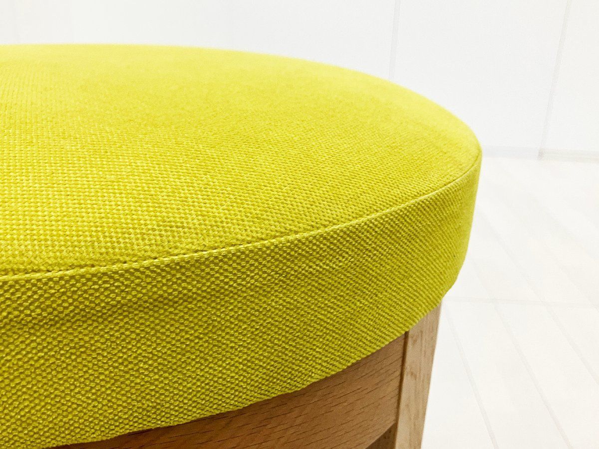 Cassina ixc. /カッシーナ イクスシー■ハイスツール H800■ライトグリーン■オーク材■張り座