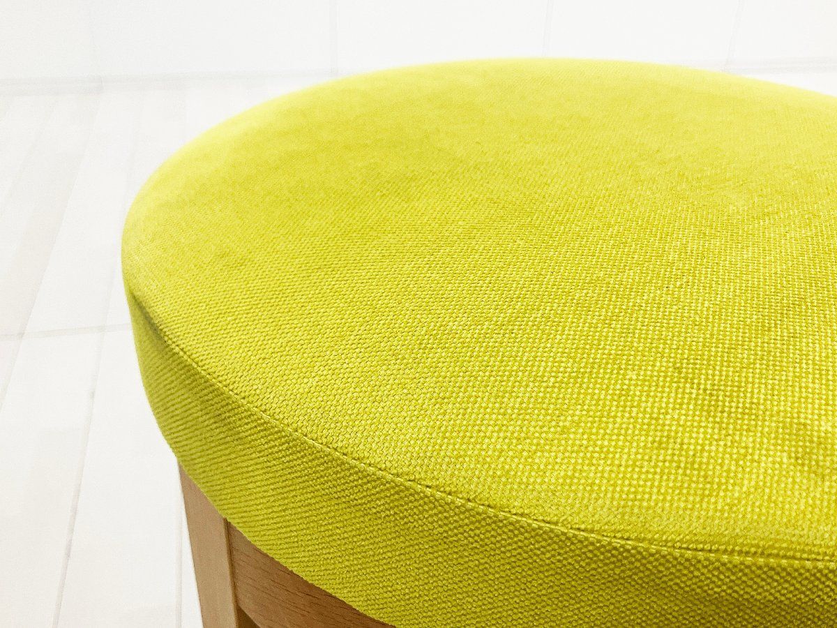 Cassina ixc. /カッシーナ イクスシー■ハイスツール H800■ライトグリーン■オーク材■張り座