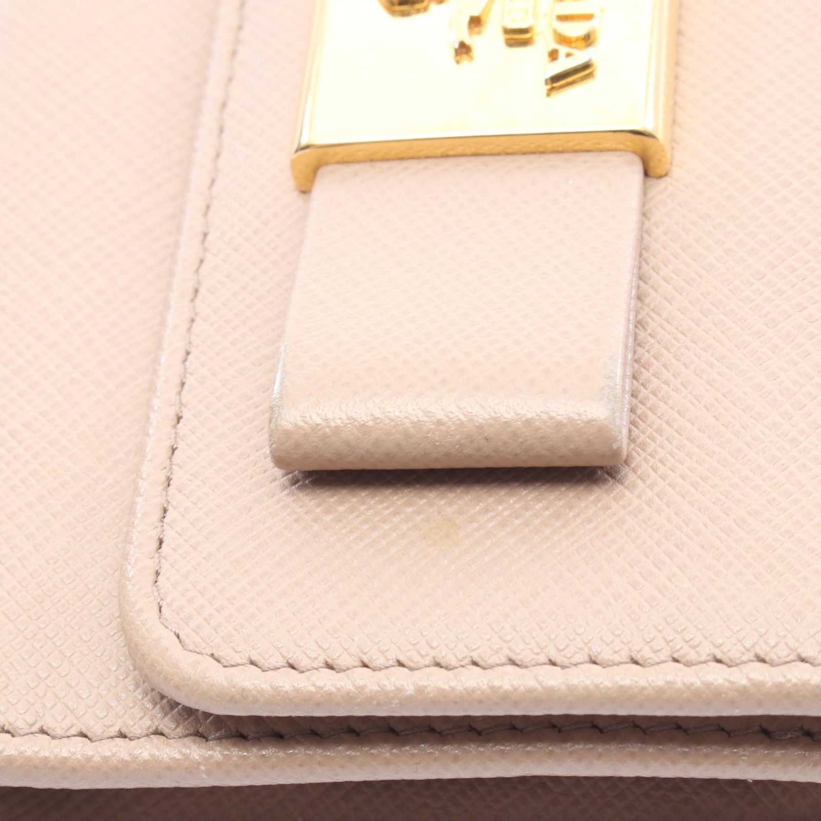 PRADA 三つ折財布 リボン 本革 【公式通販】