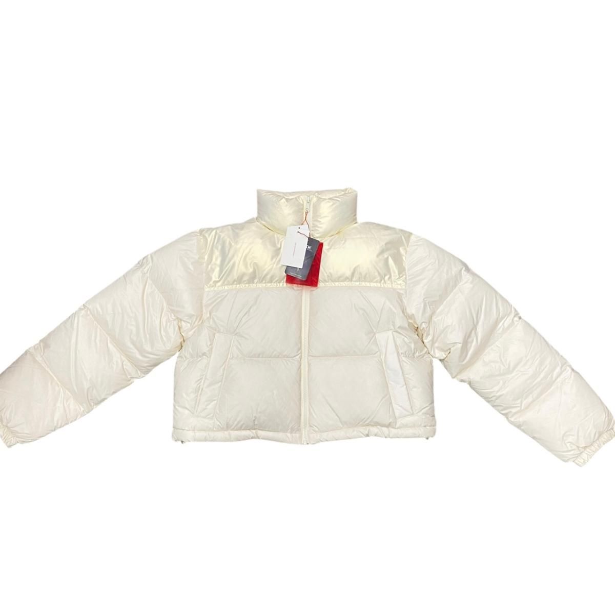 ☆マルディメクルディ クロップドダウン WHITE アウター ジャケット 