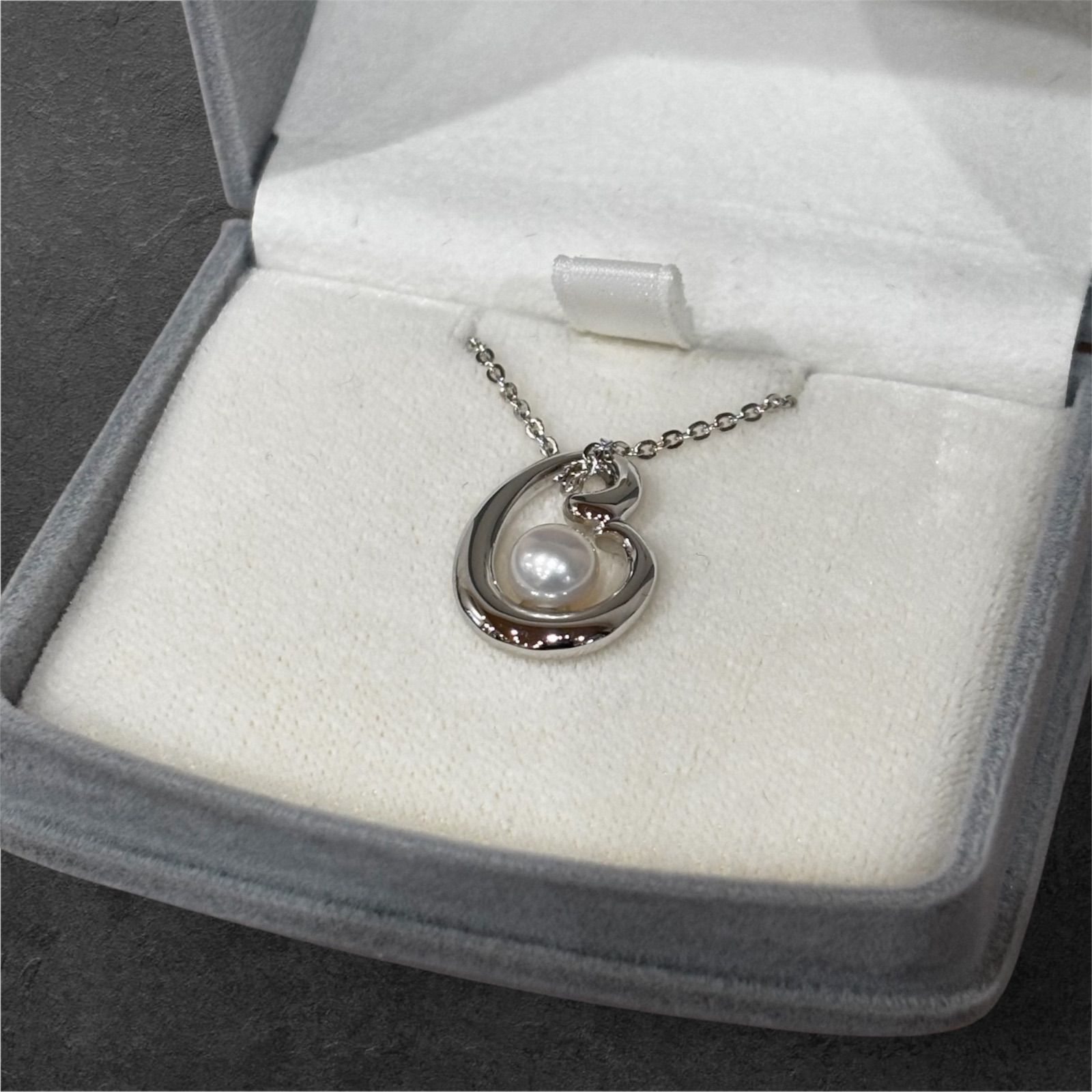 TASAKI 淡水パールペンダント ネックレス シルバー 6.0mm 田崎真珠 