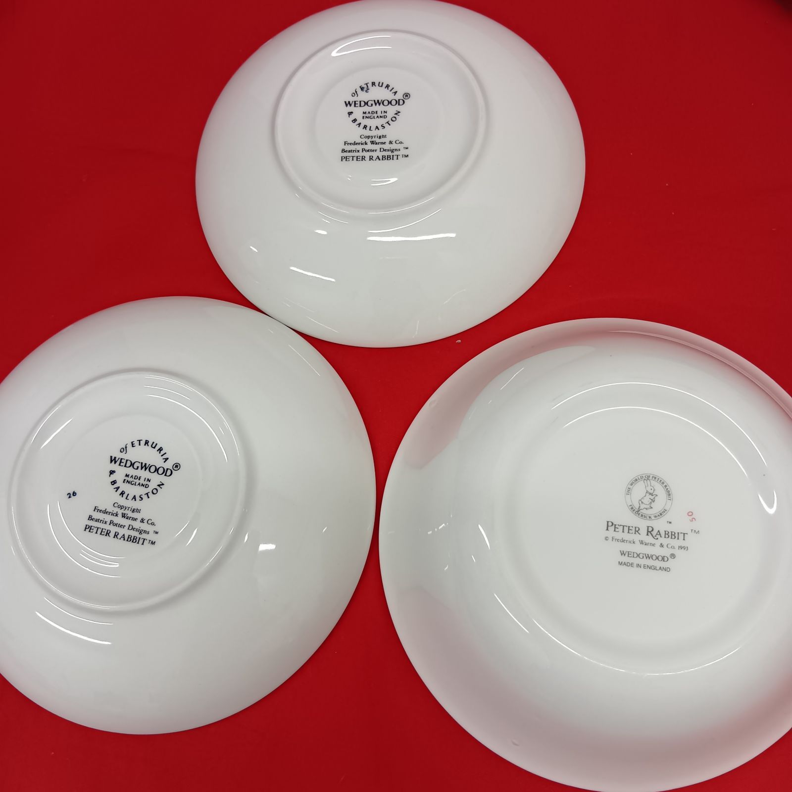 WEDGWOOD ピーターラビット カップ マグカップ ソーサー プレート