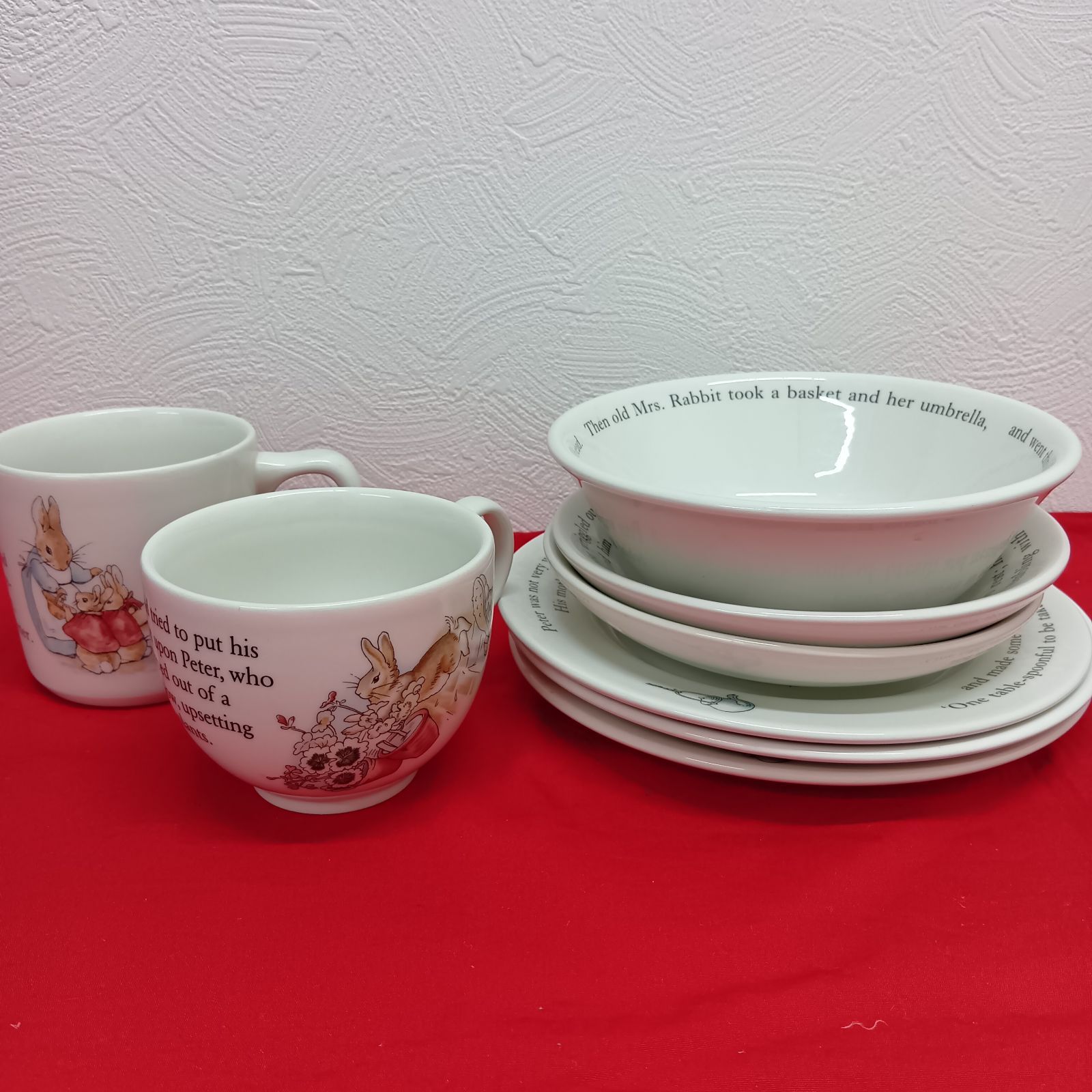 WEDGWOOD ピーターラビット カップ マグカップ ソーサー プレート