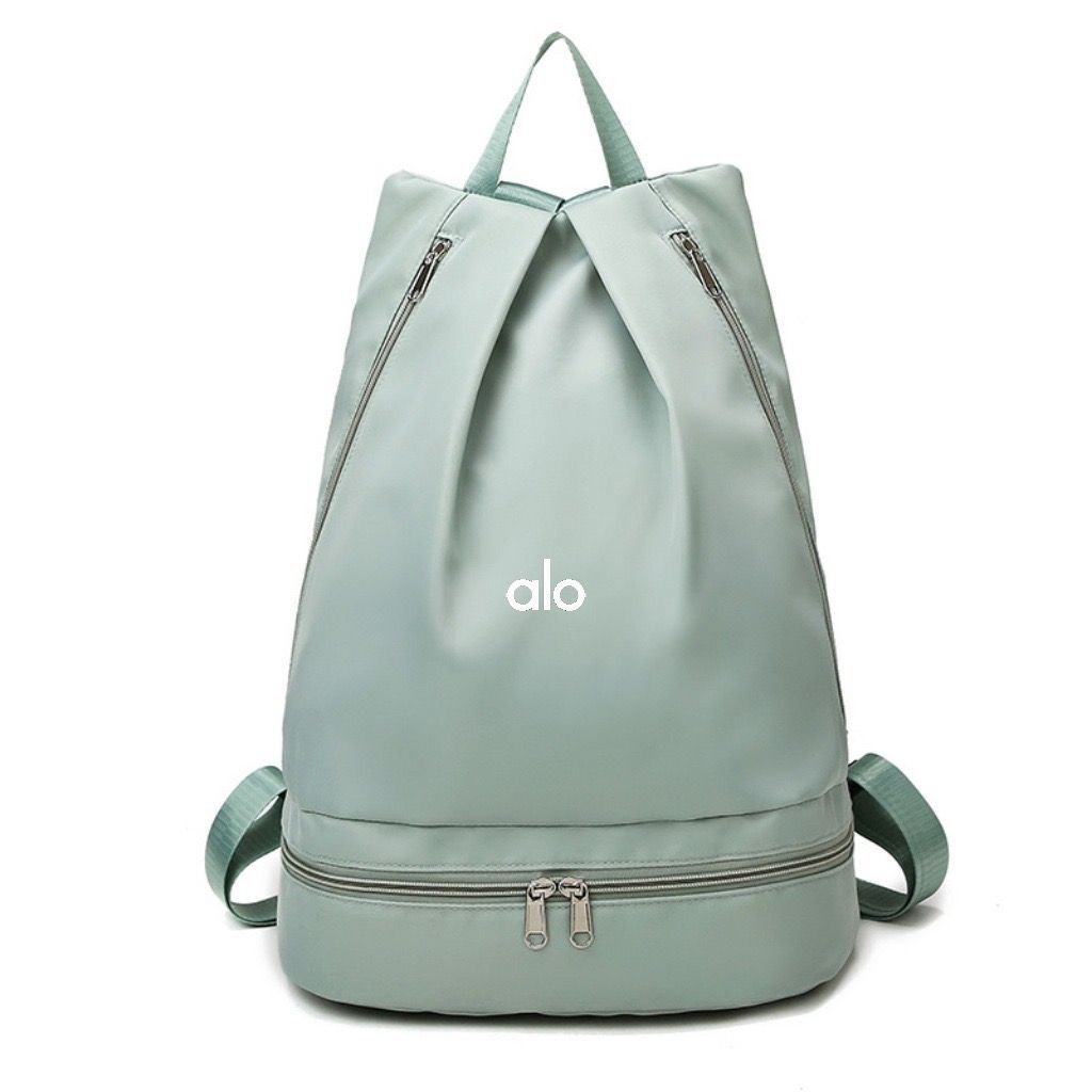 新品 Alo 撥水加工 ドライ＆ウェット分離 レディーススイミングバッグ 