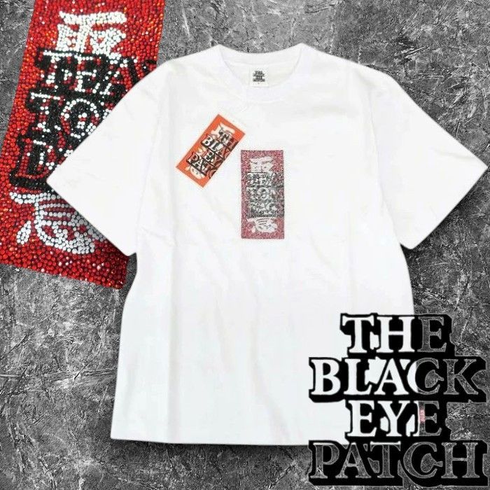 BlackEyePatch チーム友達 ラインストーン Tシャツ Mサイズ TEAM 