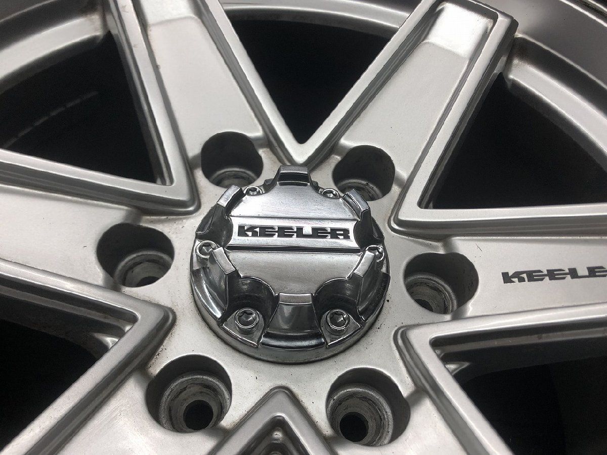【BS DM-V3 265/65R17】スタッドレス【Weds KEELER TACTICS 17インチ 8J6HPCD139.7+25】22年 バリ溝 ランクルプラド ハイラックス (STC160) BS DM-V3 265/65R17】スタッドレス【Weds KEELER TACTICS 17インチ