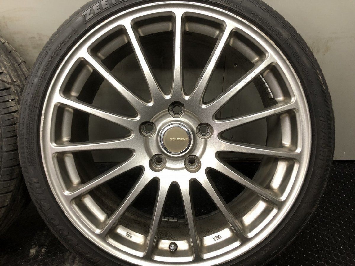 ZEETEX HP2000 vfm 215/40R18】夏タイヤ【ECO FORME SE-12 18インチ 