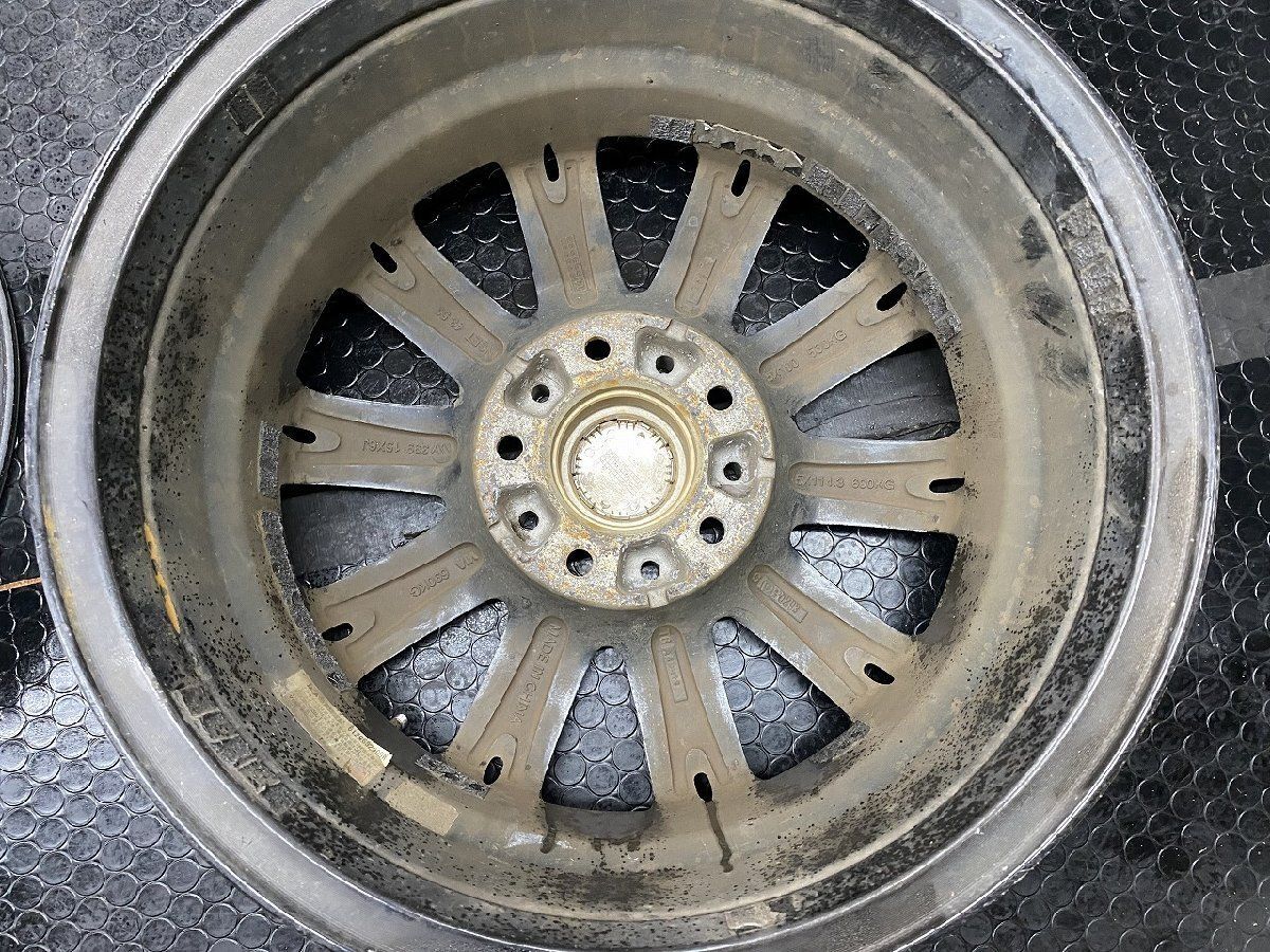 DUNLOP ROZEST ローゼスト 社外ホイール 15インチ 4本 6J5HPCD114.3+53 ブラポリ フリード ヴォクシー ノア エスクァイア等　(SHJ024) DUNLOP ROZEST ローゼスト 社外ホイール 15インチ 4本 6J5HPCD114.3+53