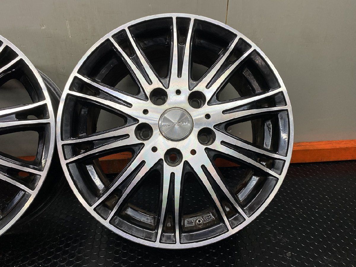 DUNLOP ROZEST ローゼスト 社外ホイール 15インチ 4本 6J5HPCD114.3+53 DUNLOP ROZEST ローゼスト 社外ホイール 15インチ 4本 6J5HPCD114.3+53