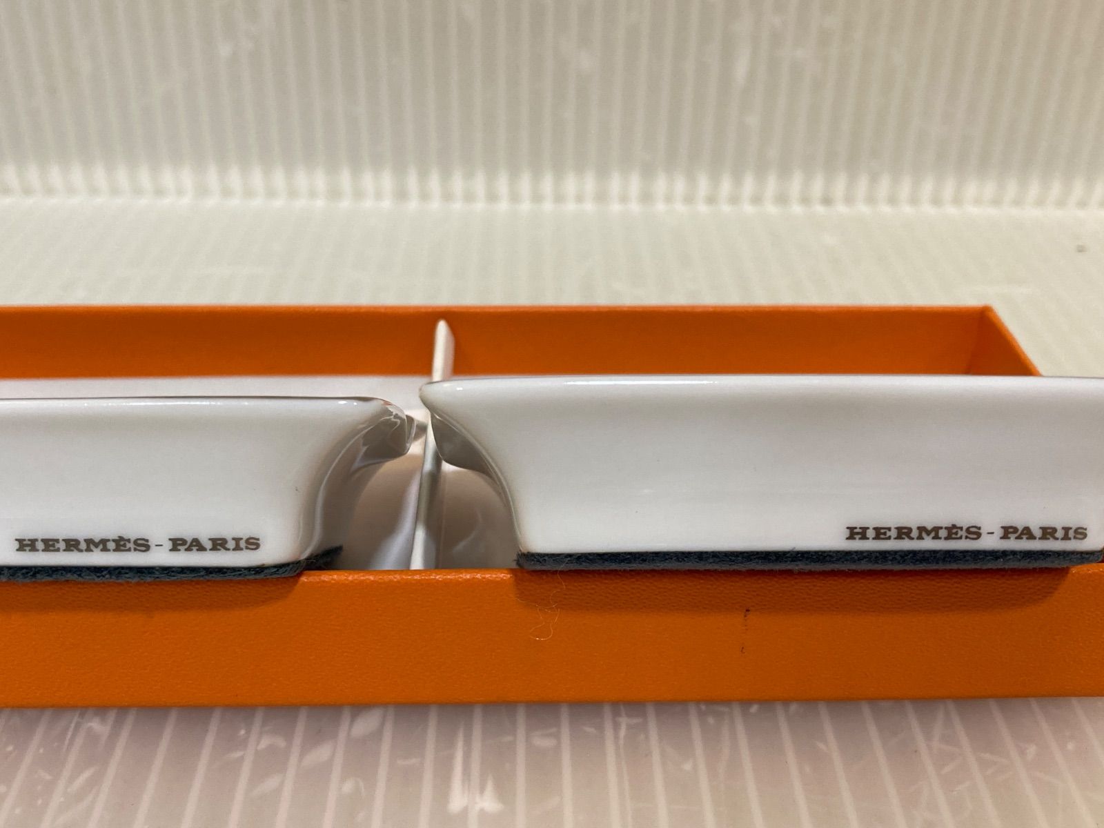 HERMES エルメス ミニ灰皿 陶器製アシュトレイ 2個セット - メルカリ