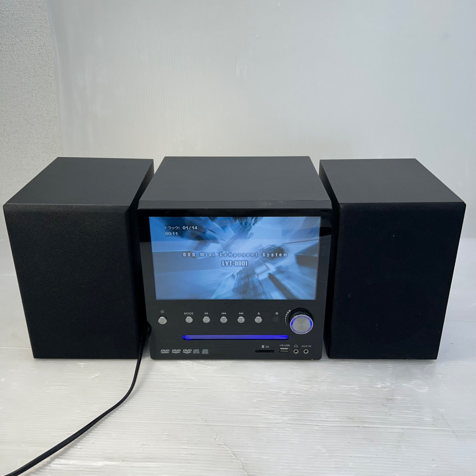 ☆ミニコンポ ☆LYT-D901-BK フィフティ 9型高精細液晶モニター付きDVD
