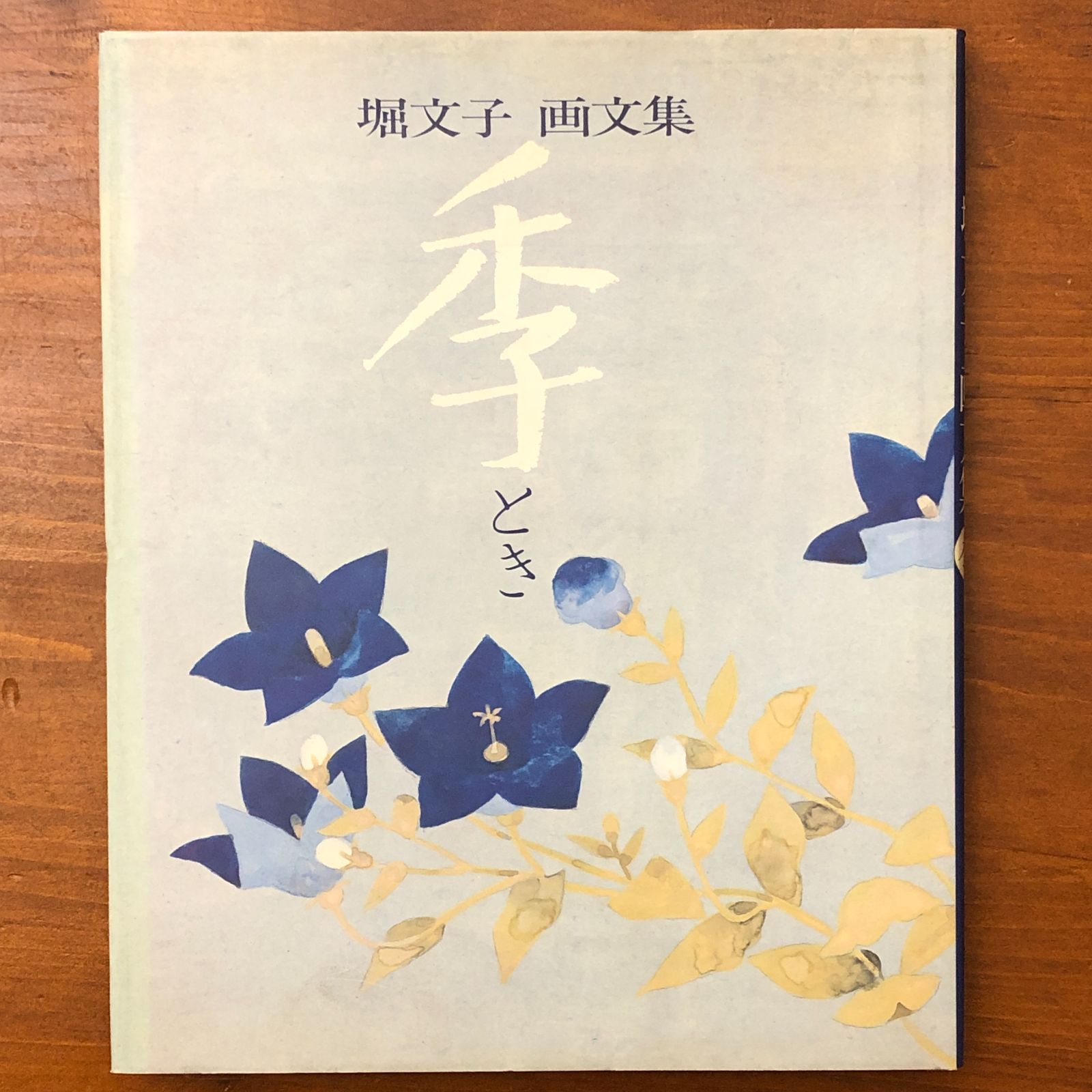 Hori Fumiko Pictorial Collection Kihori Fumiko Japan Transportation Corporation Publishing Bureau 1984/11/10 11th reprint ☆ Japanese painting/essay/flower painter/female painter/nature description/essay/artistic idea/art book/painting work/literary work KEY1 aa5 ro ynm1