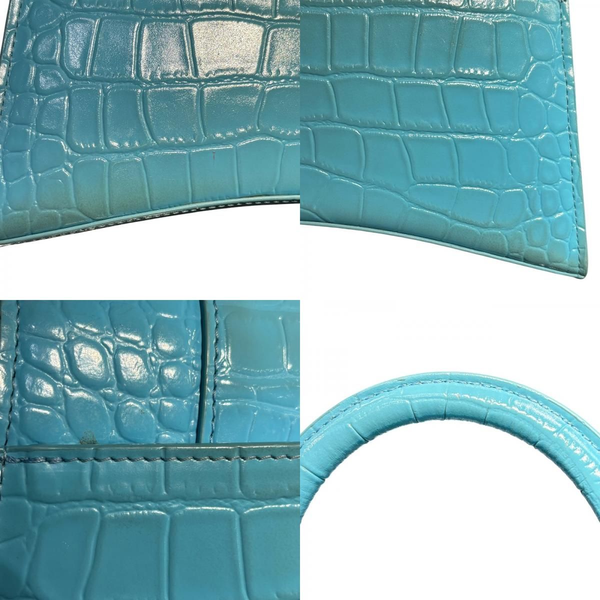 バレンシアガ BALENCIAGA アワーグラスXS 592833 ライトブルー系