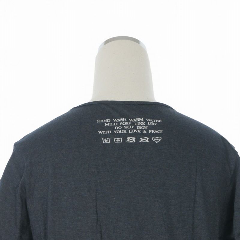 バジュラ bajra プリントTシャツ カットソー 半袖 2 ネイビー 紺 バジュラ bajra プリントTシャツ カットソー 半袖 2 ネイビー 紺