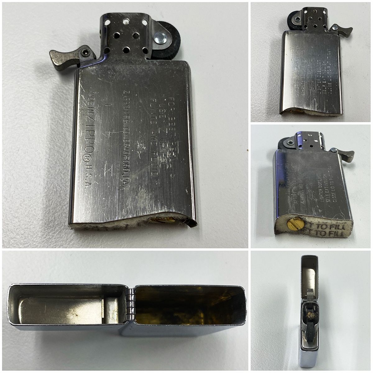 まとめ売り ZIPPO ジッポー ライター ケース 5点セット - メルカリ