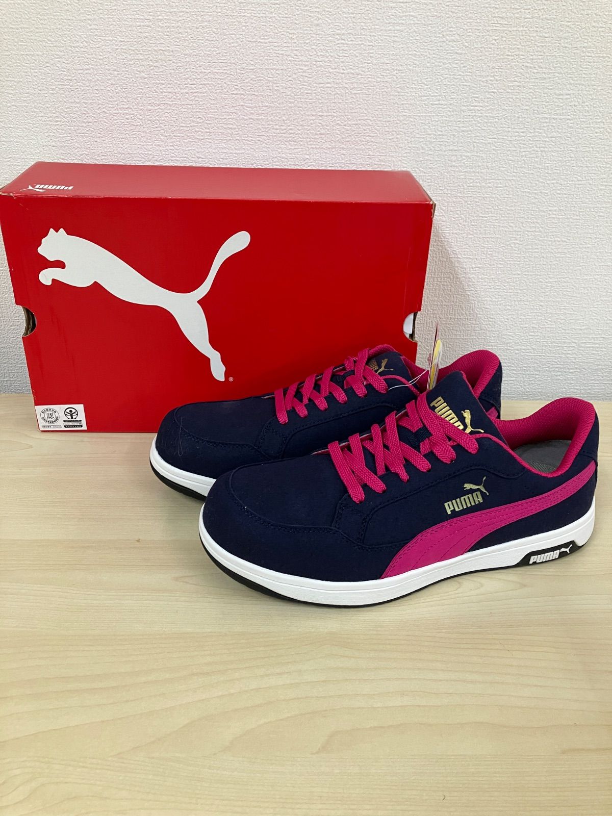 P/PUMA(プーマ) 安全靴 Airtwist 2.0 Navy Low エアツイスト 2.0 ネイビー ロー28cm