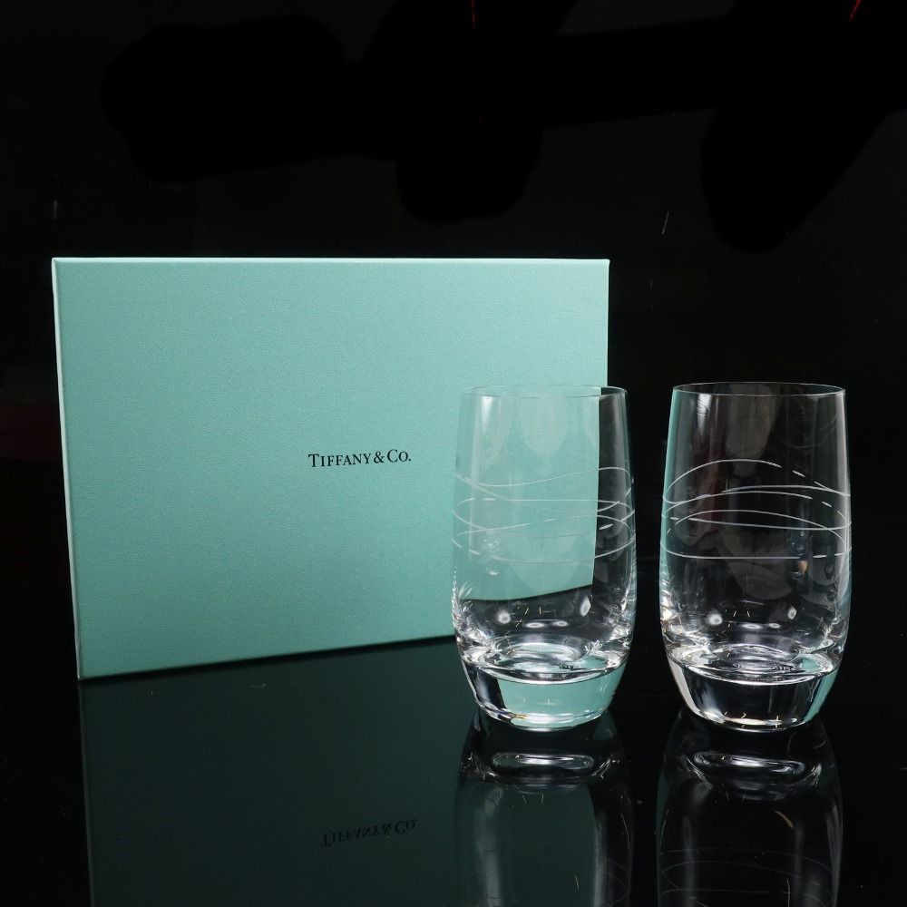 TIFFANY&Co.】ティファニー カデンツ タンブラー 2個 _ 食器 - メルカリ