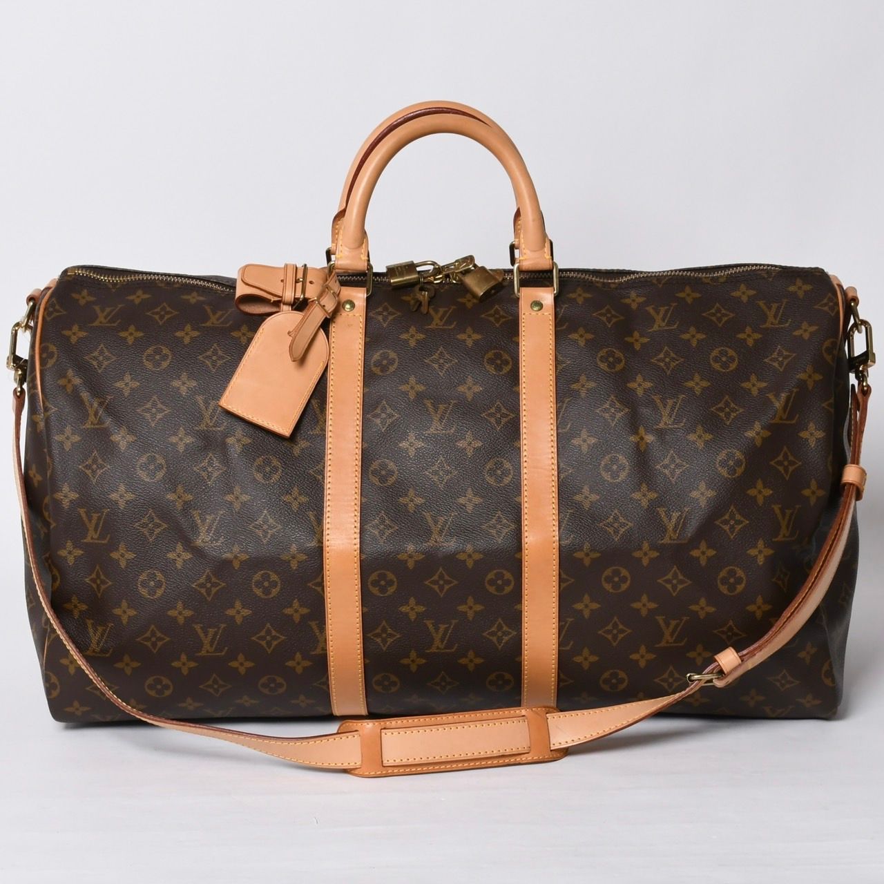 極美品 55 LOUIS VUITTON ルイヴィトン 二つ折り財布 Wホック キーポル