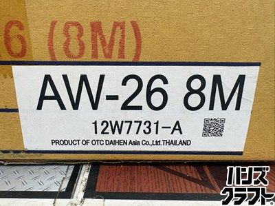 □【中古】【実使用0回】DAIHEN ダイヘン AW-26(8M) TIG溶接トーチ