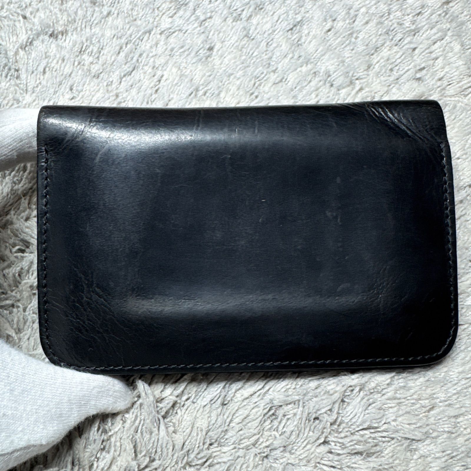 【美品】DIGAWEL 二つ折り財布 レザー ブラック DIGAWEL ディガウェル 二つ折り財布 本革 レザー ブラック - メルカリ