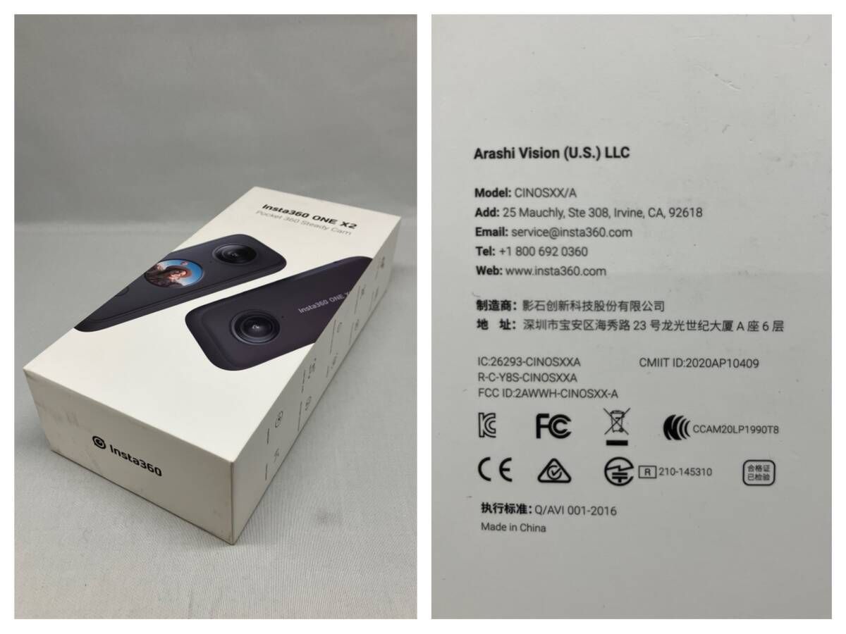 ☆Insta360 ONE X2 Pocket 360 Steady Cam CINOSXX/A ウェアラブル 