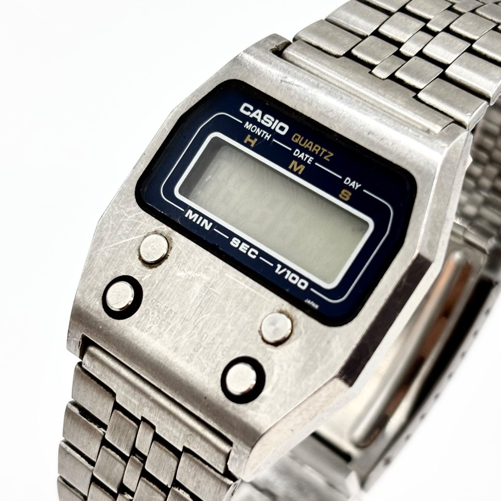 不動/希少】カシオ CASIO CLASSIC 52QS-14B デジタル時計 レトロ 復刻 