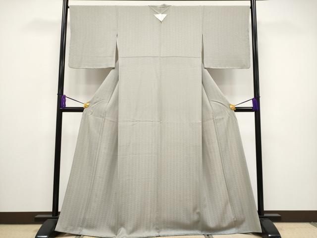 平和屋着物●極上　江戸小紋　花菱文　柳煤竹色地　逸品　未使用　CYAA5028s6 平和屋着物○極上 江戸小紋 花菱文 柳煤竹色地 逸品 未使用 CYAA5028s6