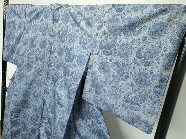 平和屋着物●極上　本場染大島紬　ペイズリー更紗　逸品　CZAA5717s6 平和屋着物○極上 本場染大島紬 ペイズリー更紗 逸品 CZAA5717s6