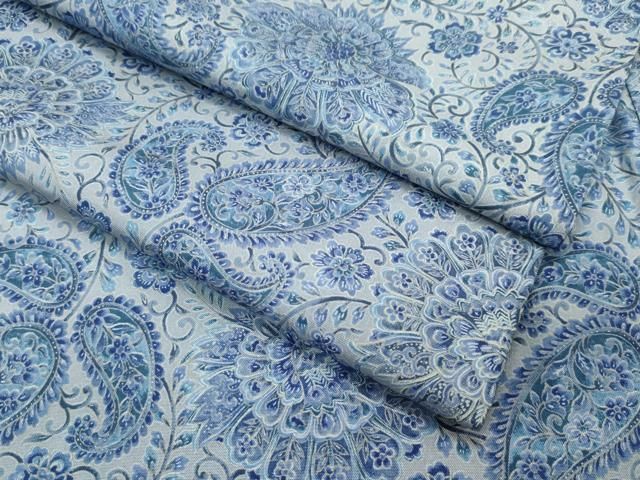 平和屋着物●極上　本場染大島紬　ペイズリー更紗　逸品　CZAA5717s6 平和屋着物○極上 本場染大島紬 ペイズリー更紗 逸品 CZAA5717s6