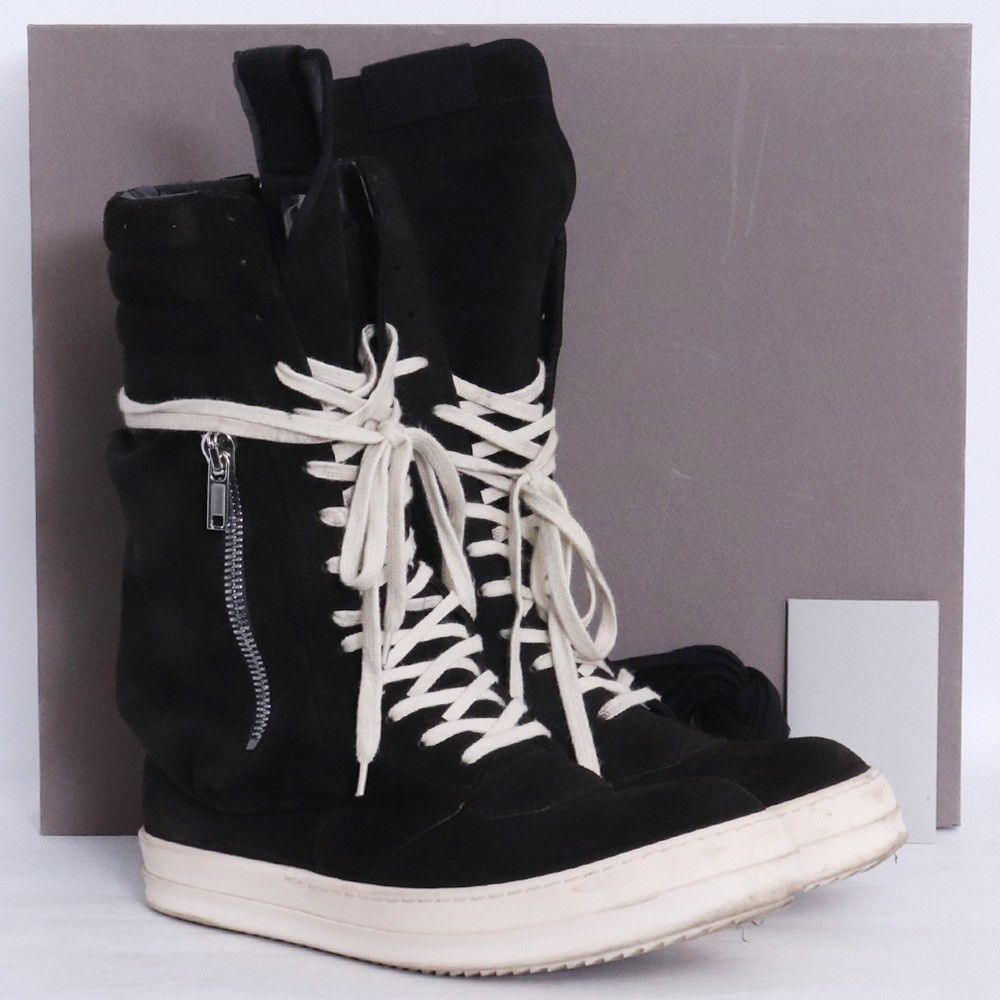 28.5cm相当 RICK OWENS カーゴバスケット サイドジップ スニーカー