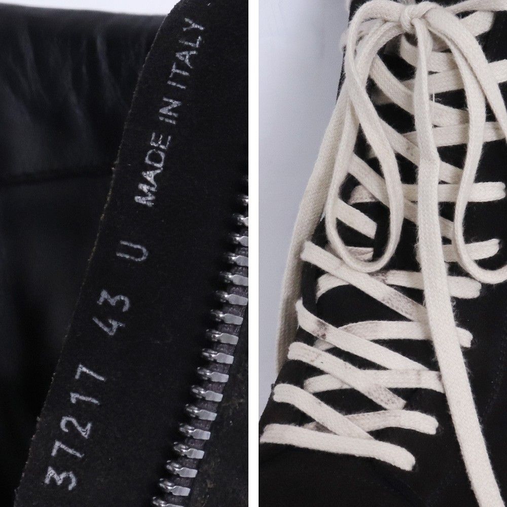 28.5cm相当 RICK OWENS カーゴバスケット サイドジップ スニーカー