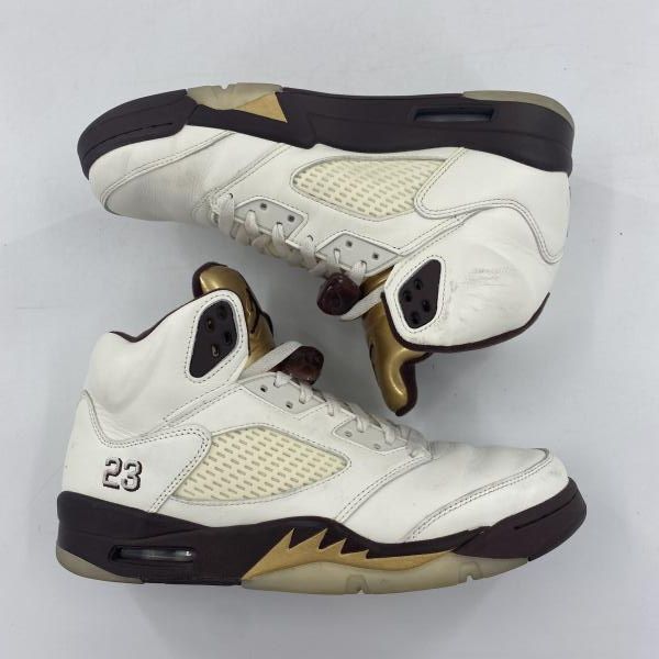 中古】NIKE Women's Air Jordan 5 Retro Golden Ticket スニーカー