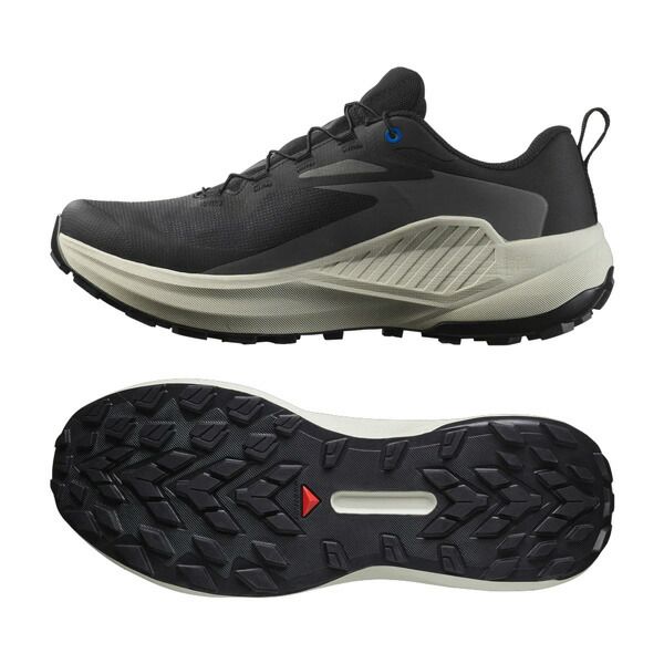 サロモン ジェネシスゴアテックス SALOMON GENESIS GTX BLACK/LUNAR ROCK/FRENCH BLUE トレラン ランニング トレッキング