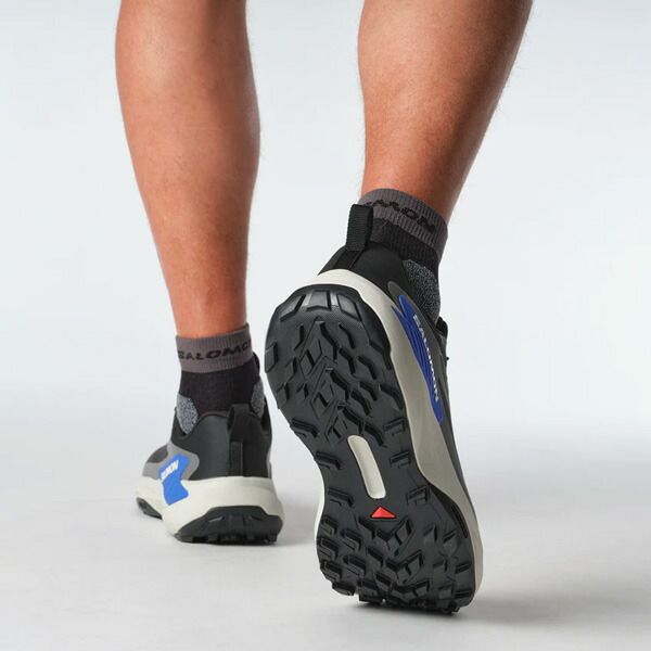 サロモン ジェネシスゴアテックス SALOMON GENESIS GTX BLACK/LUNAR ROCK/FRENCH BLUE トレラン ランニング トレッキング