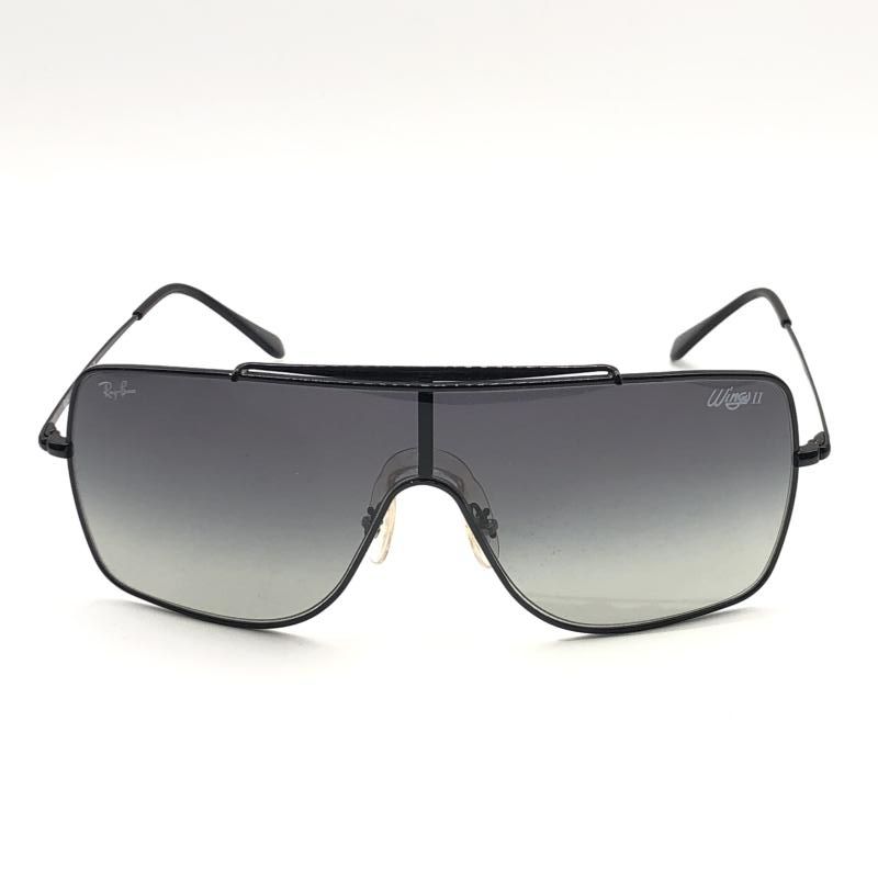 【中古】Ray Ban RB3697 WINGSⅡ サングラス ブラック　レイバン[17][240017763848] 中古】Ray Ban RB3697 WINGSⅡ サングラス ブラック レイバン[17