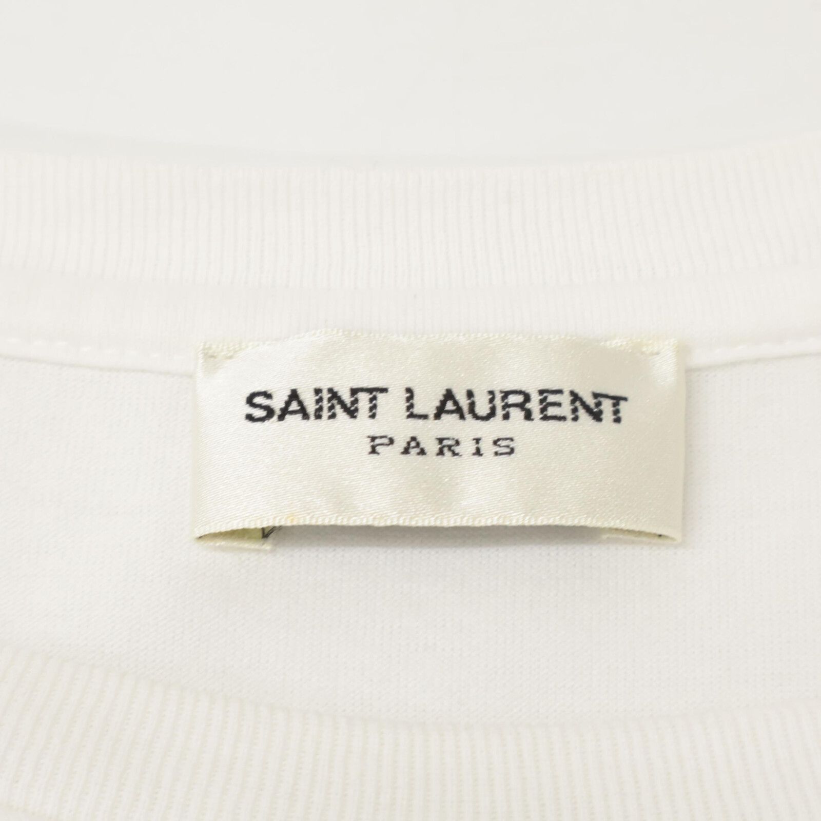 サンローラン 17AW Tシャツ XS 白 SAINTLAURENT 国内正規品 SAINT 