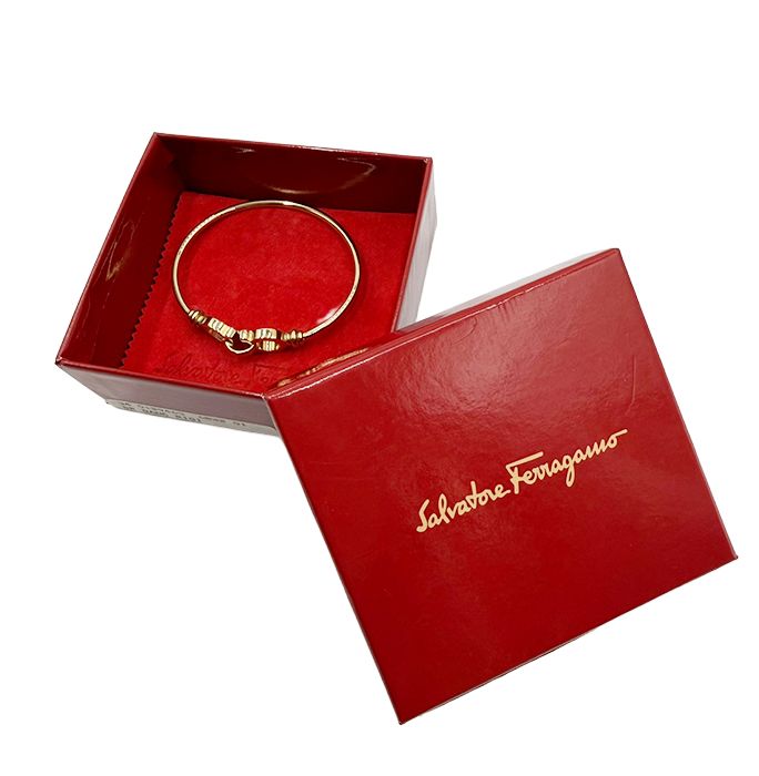 フェラガモ Salvatore Ferragamo バングル ガンチーニ ゴールド