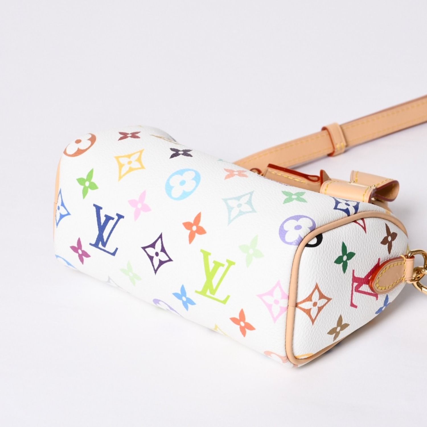 新品同様 LOUIS VUITTON ルイヴィトン ナノ スピーディ ハンドバッグ