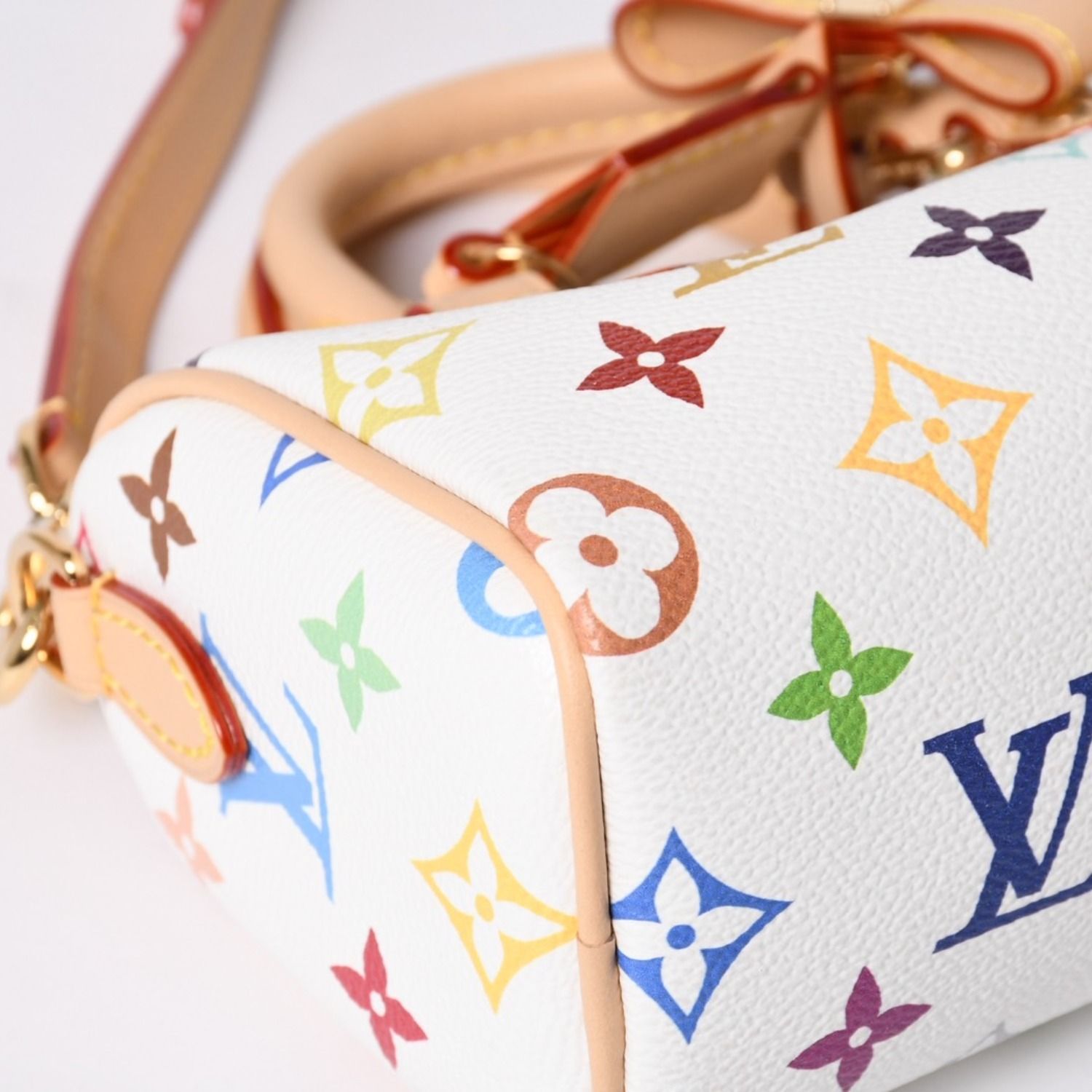 新品同様 LOUIS VUITTON ルイヴィトン ナノ スピーディ ハンドバッグ