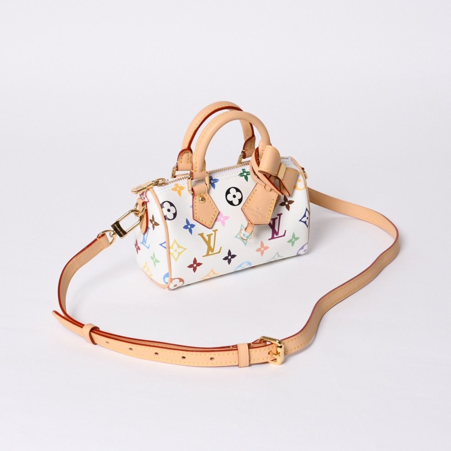 新品同様 LOUIS VUITTON ルイヴィトン ナノ スピーディ ハンドバッグ