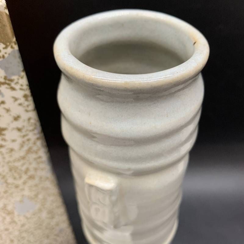 N452 陶泉窯 京都伝統工芸「京焼・清水焼」の花瓶 陶器 花器 花瓶