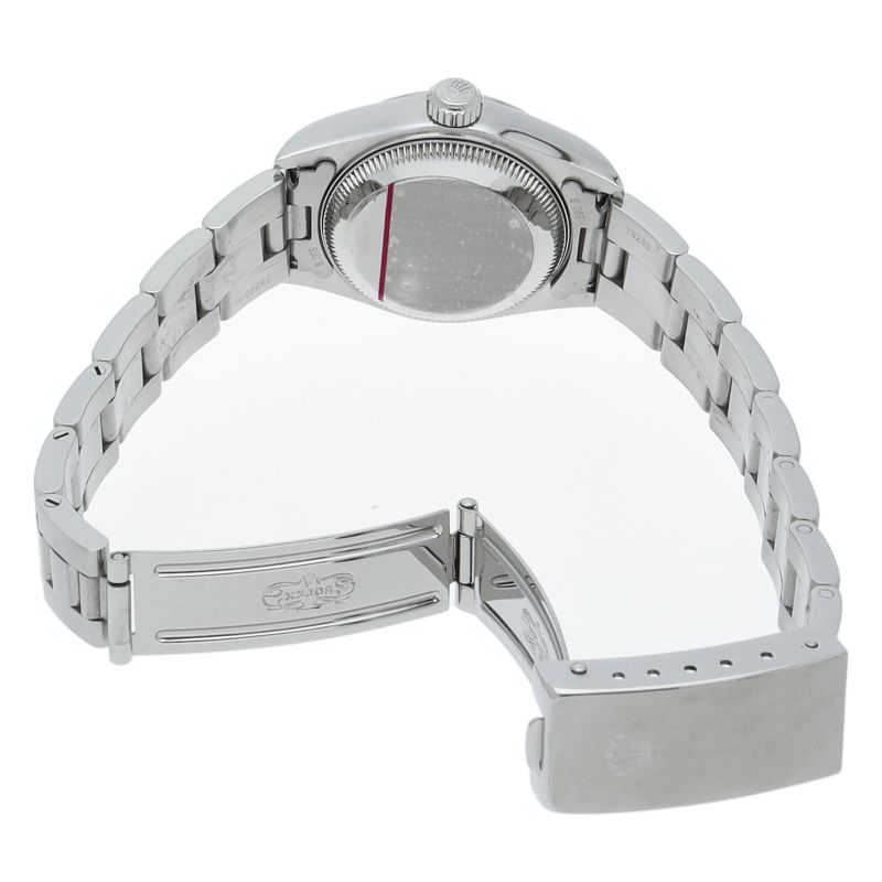 ロレックス オイスターパーペチュアルデイト レディース時計 OH済 Oyster Perpetual Date 79190(K) 箱 保証書 SS レディース時計 シルバー OH・仕上げ済 2001年 美品 【中古】 ロレックス オイスターパーペチュアルデイト レディース時計 OH済