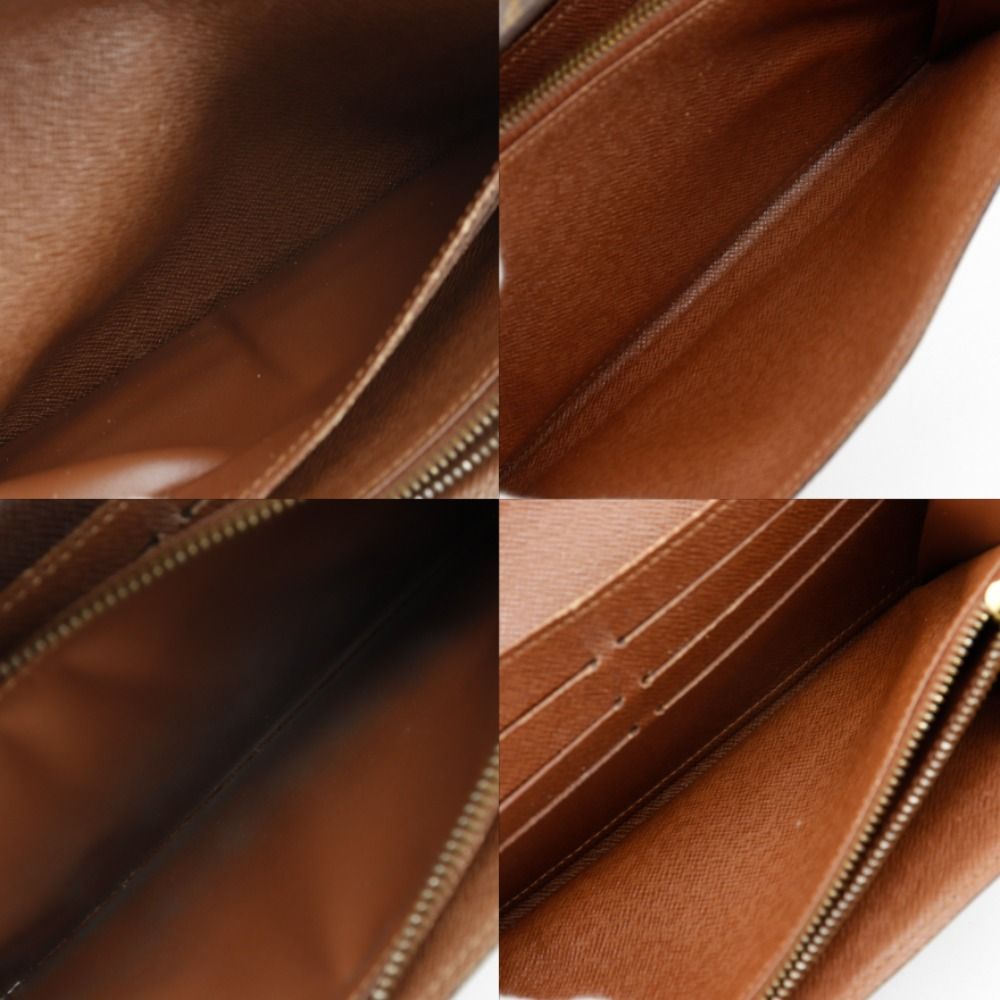 【LOUIS VUITTON】ルイ・ヴィトン ポルトフォイユ・サラ M61734 モノグラムキャンバス 茶 CA3039 ユニセックス 長財布 LOUIS VUITTON】ルイ・ヴィトン ポルトフォイユ・サラ M61734