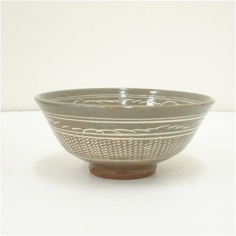 三島茶碗 寅字 】 蘇州窯 石香造 共箱付 古陶磁/骨董/古玩 【公式通販】