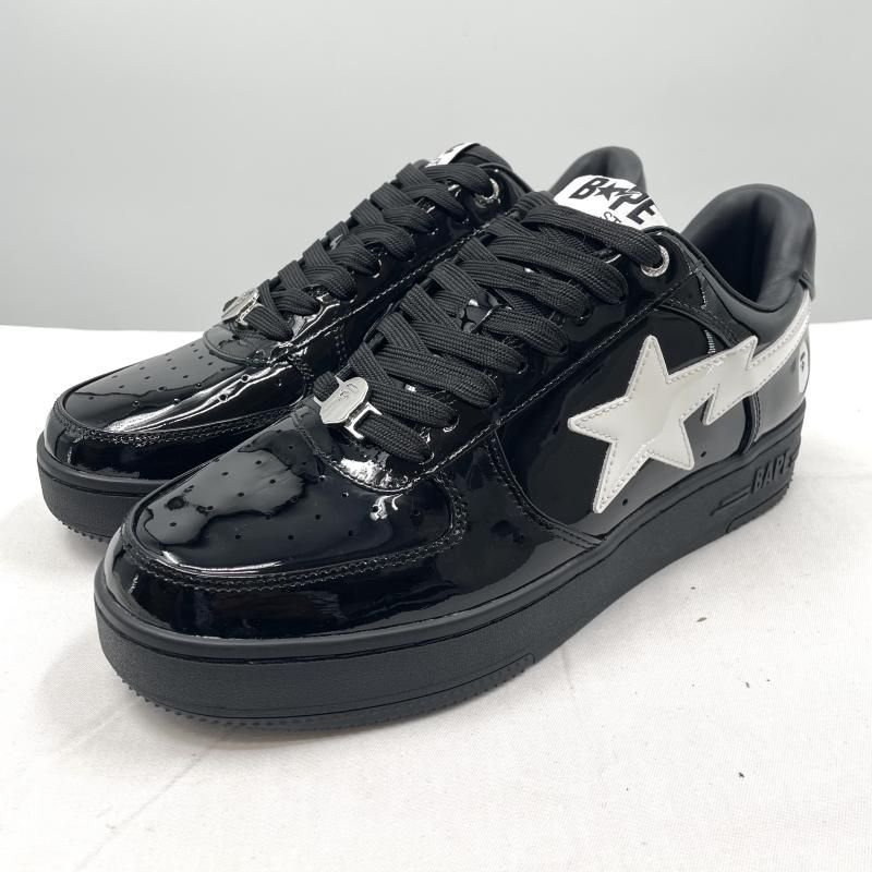 星*屋様 ABATHINGAPE BAPE STA ブラック ホワイト サイズ8 A BATHING