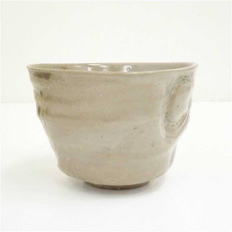 Ｔ４６３　茶碗　『御題　時』『福海窯　水野鉐一 作』　共箱　抹茶碗　茶道具 福海窯 水野鉐一造 御題空茶碗（共箱） 茶道 抹茶 おしゃれ 抹茶茶碗
